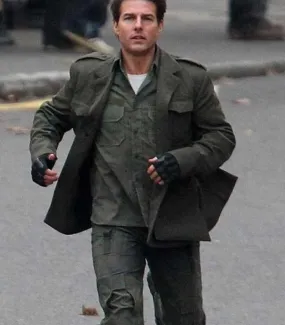 Edge of Tomorrow Tom Cruise Wool Coat