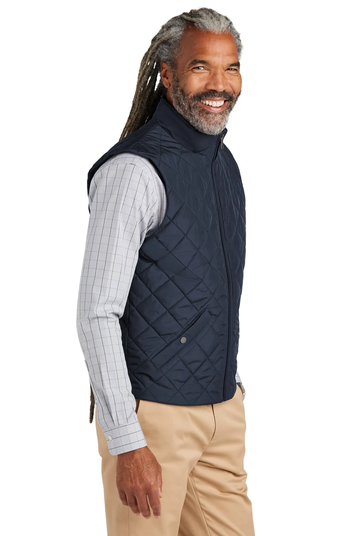 Embroidered Brooks Brothers Quilted Vest