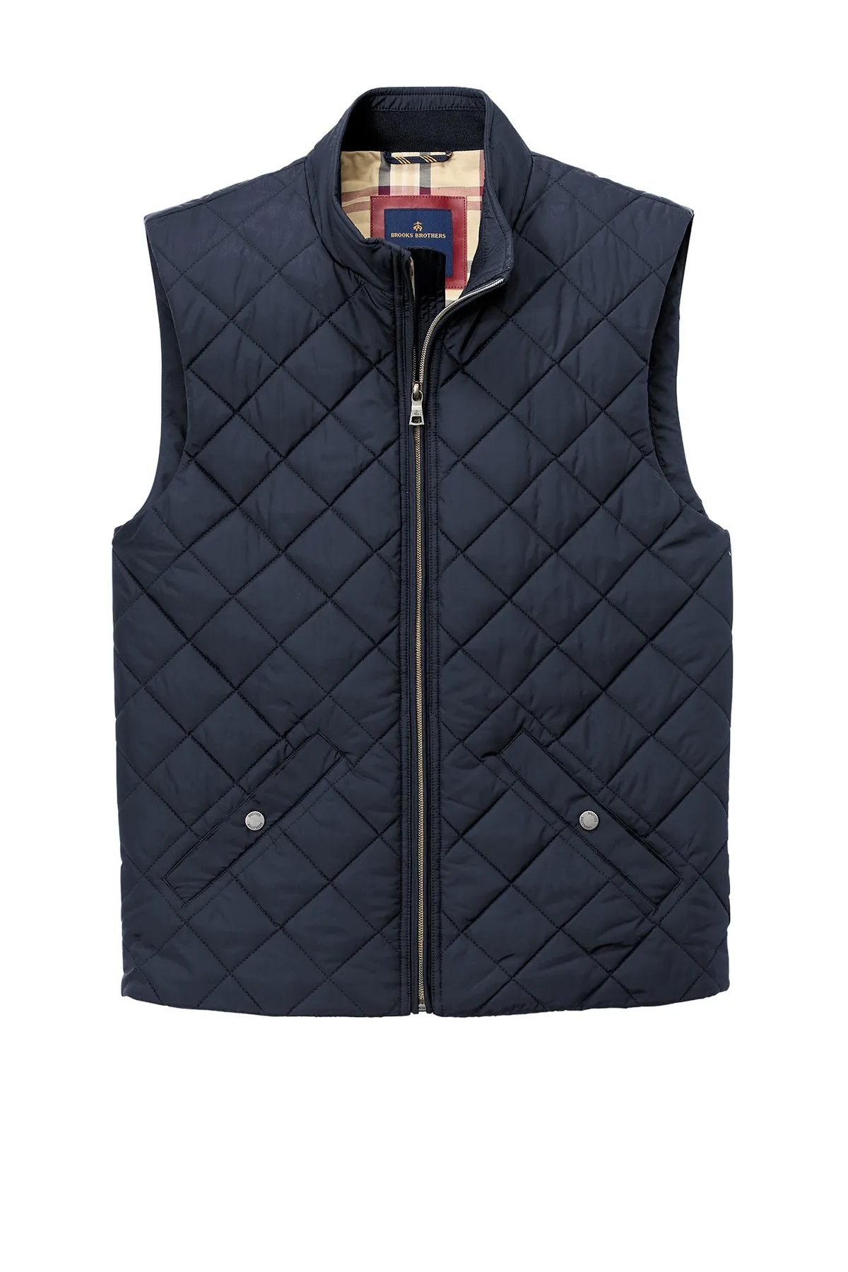 Embroidered Brooks Brothers Quilted Vest