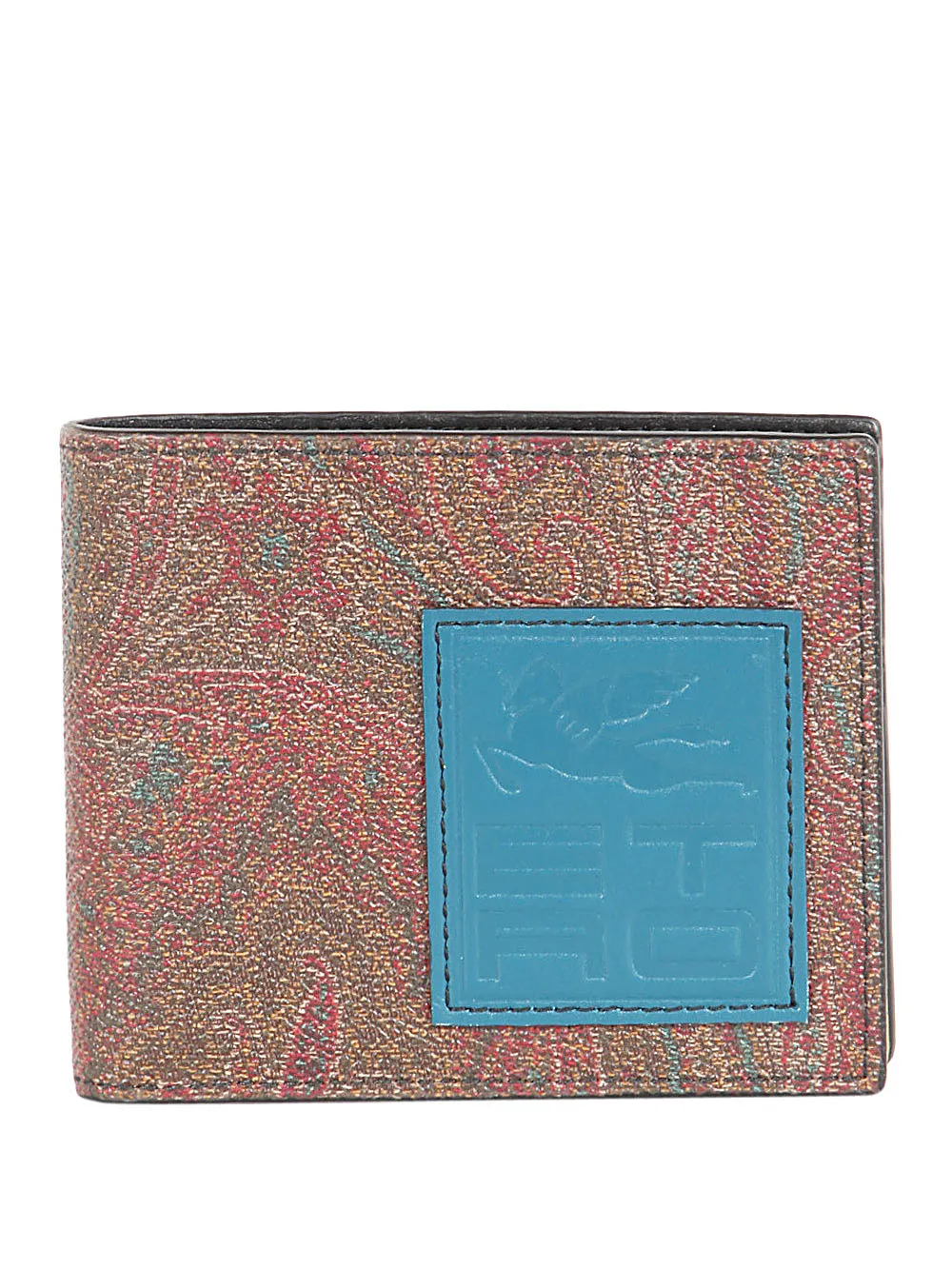 Paisley Printed Zipped Wallet