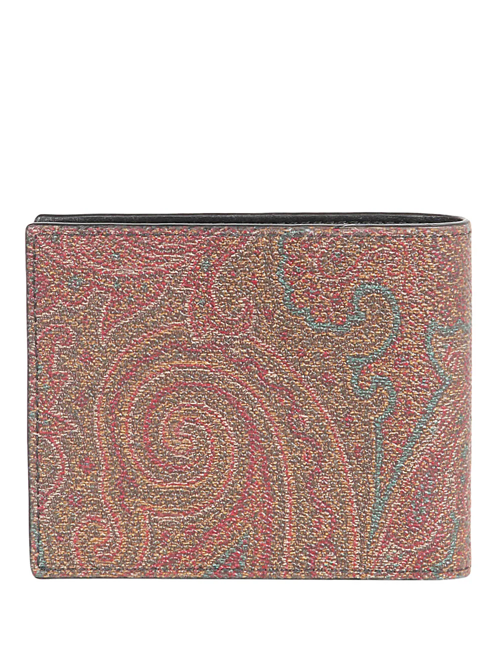 Paisley Printed Zipped Wallet