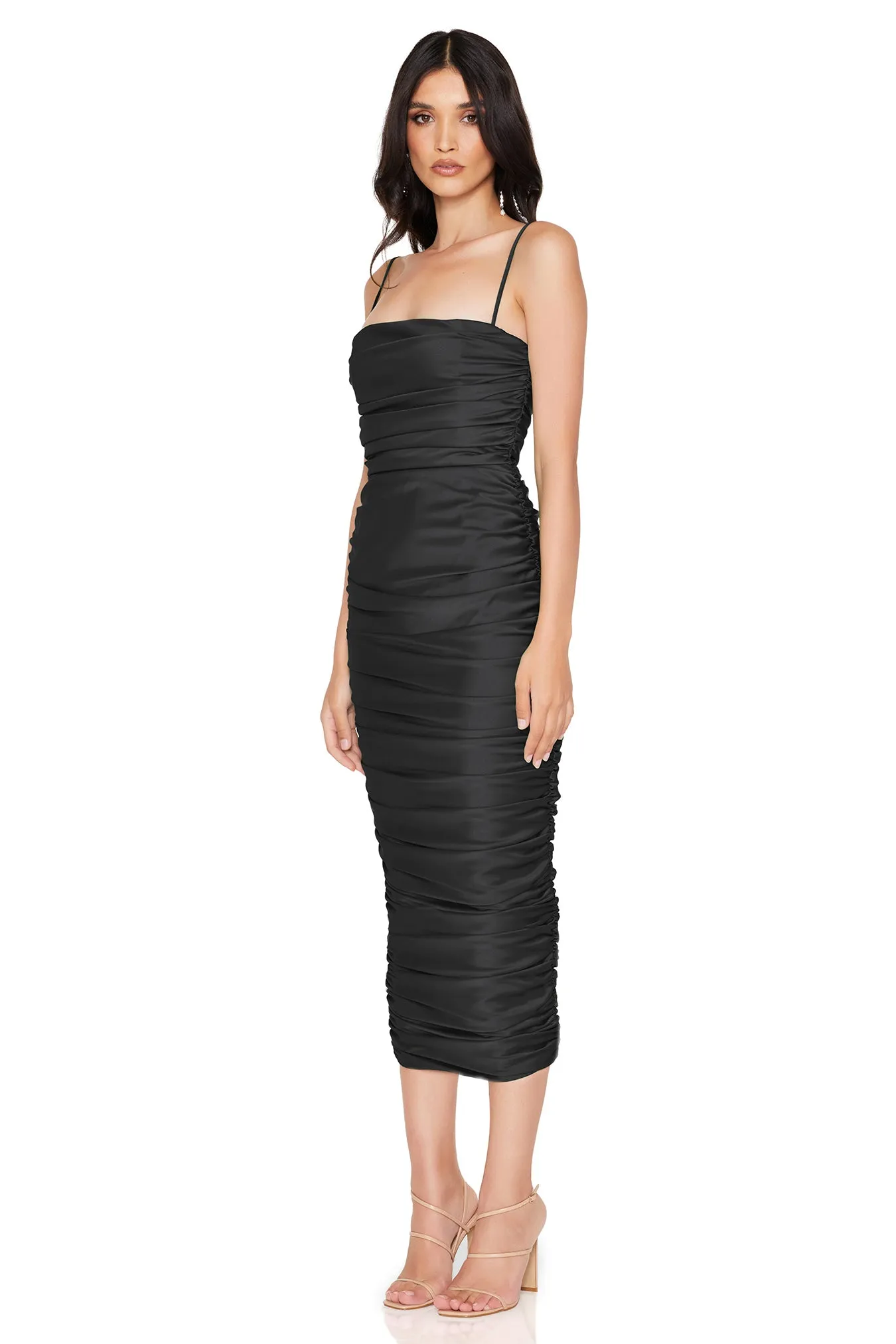 Black Midi Dress - Nookie Pallisade