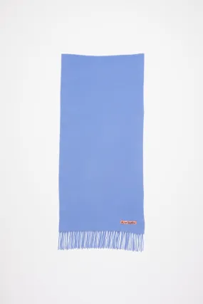 Fringe Wool Scarf Narrow