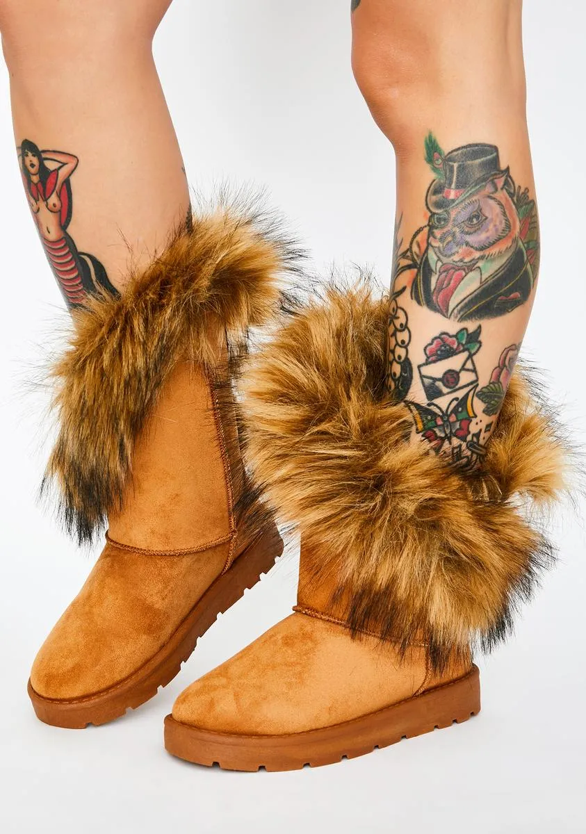 Frost Bite Faux Fur Boots