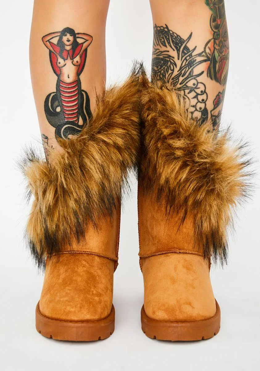 Frost Bite Faux Fur Boots