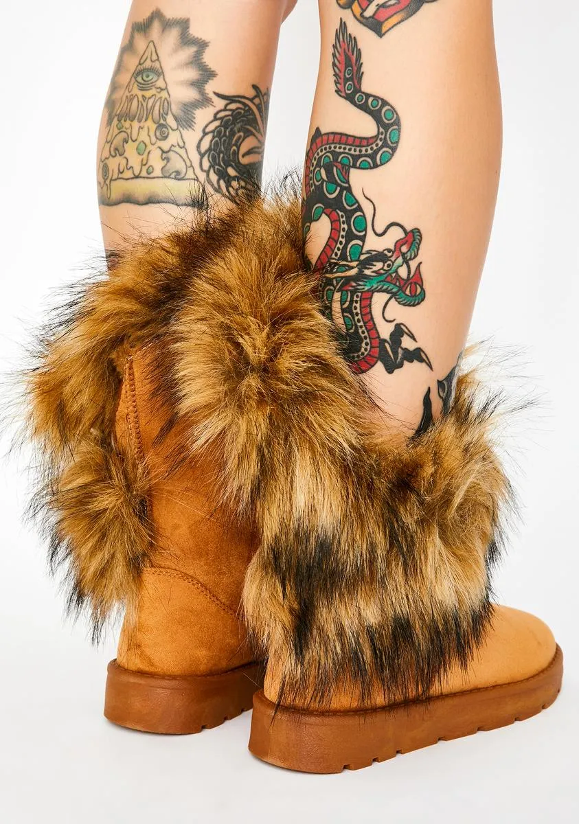 Frost Bite Faux Fur Boots