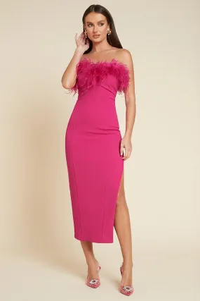 Fuchsia Midi Dress - Valentino