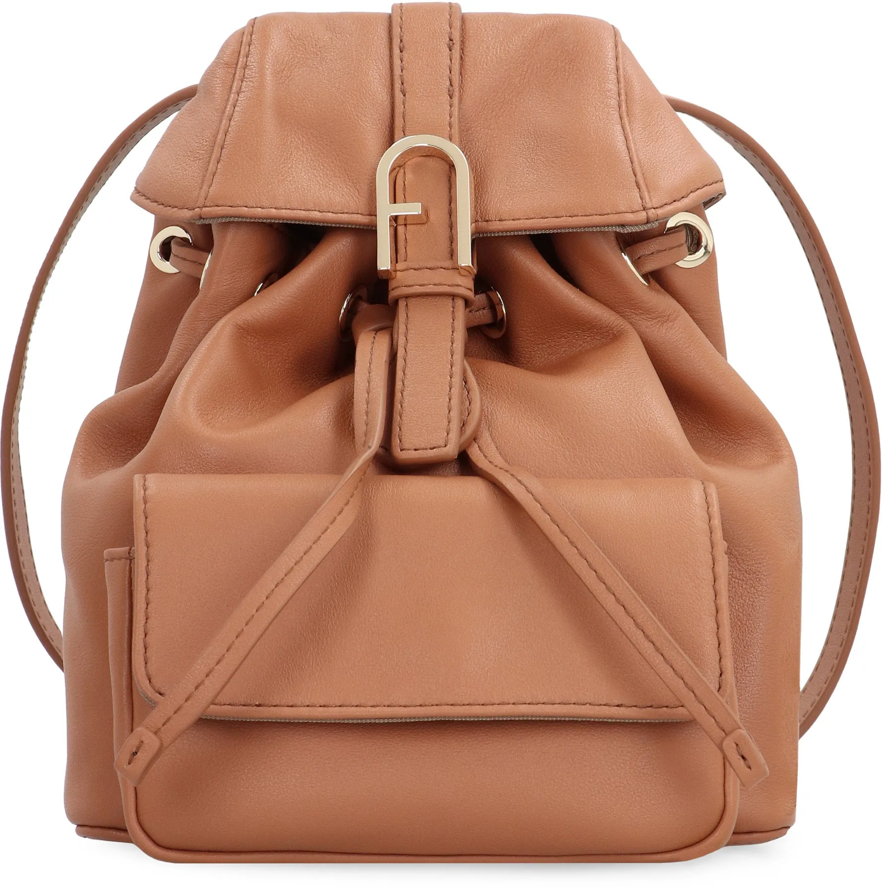 Furla Flow Mini Leather Backpack