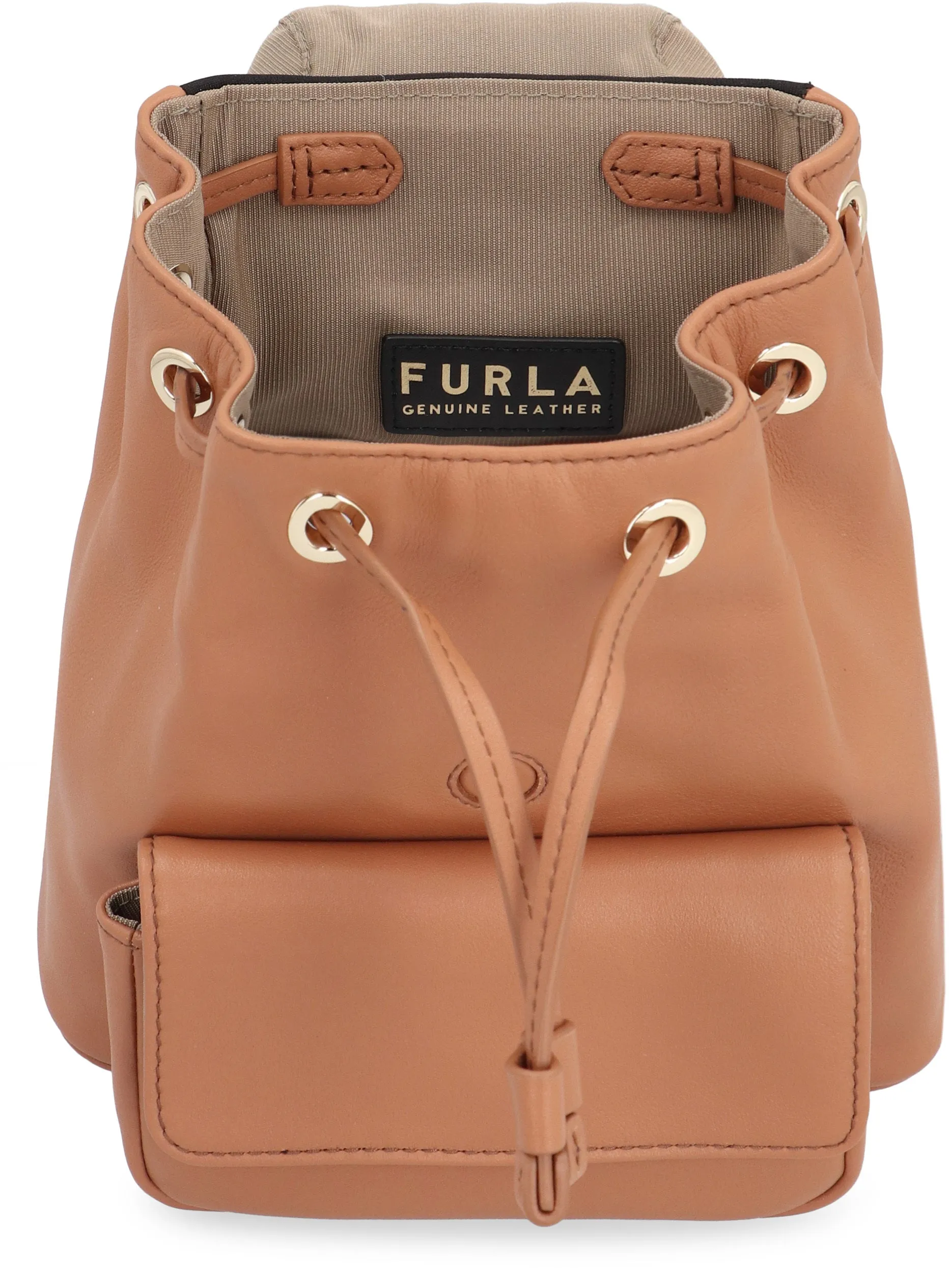 Furla Flow Mini Leather Backpack