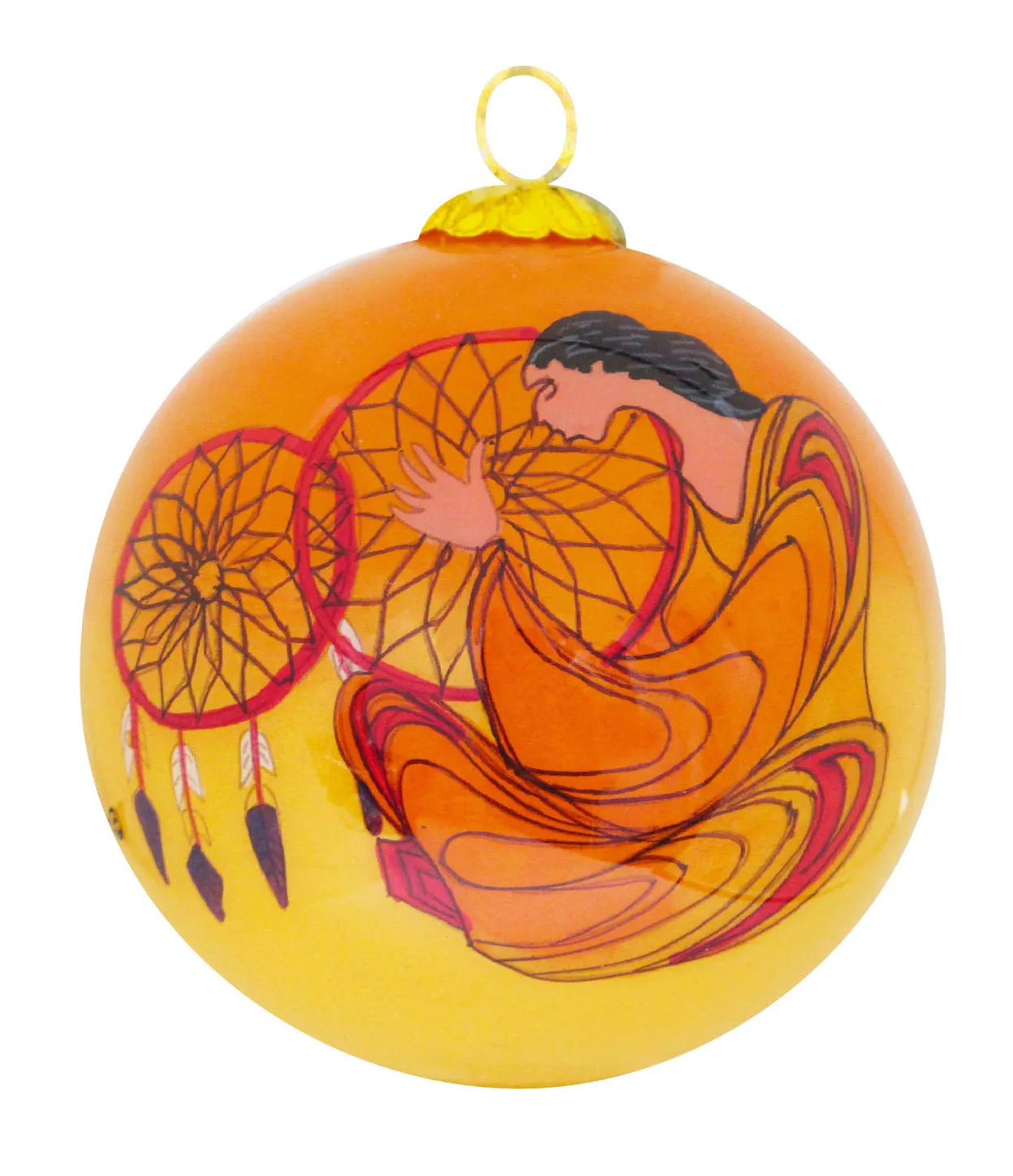 Maxine Noel Dreamcatcher Glass Ornament