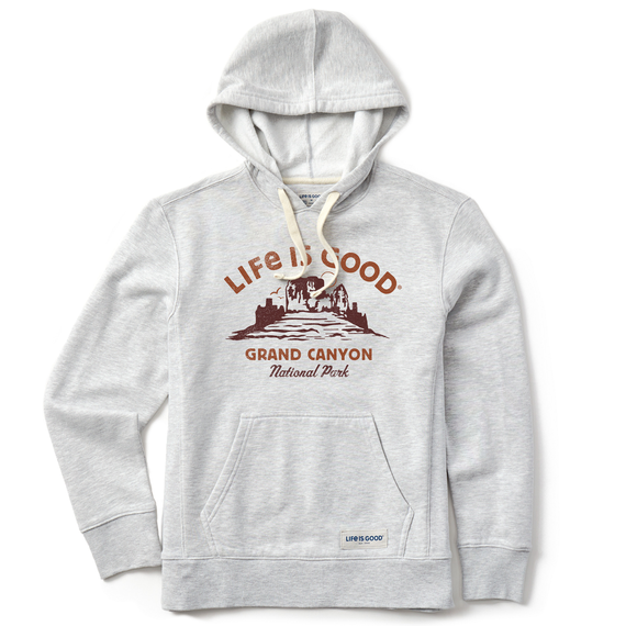 Grand Canyon Postcard Scene Fleece Hoodie