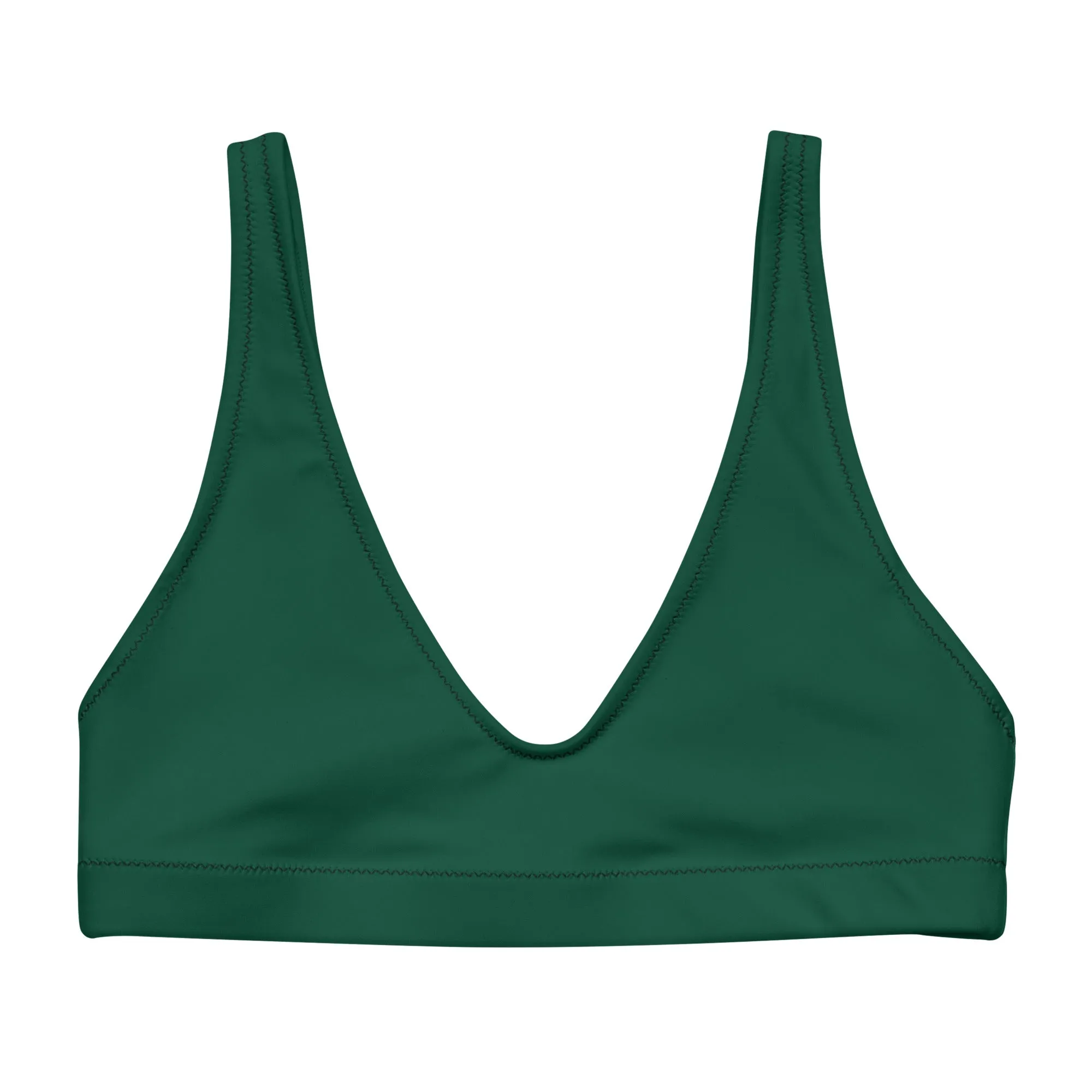 Emerald Green Padded Bikini Top