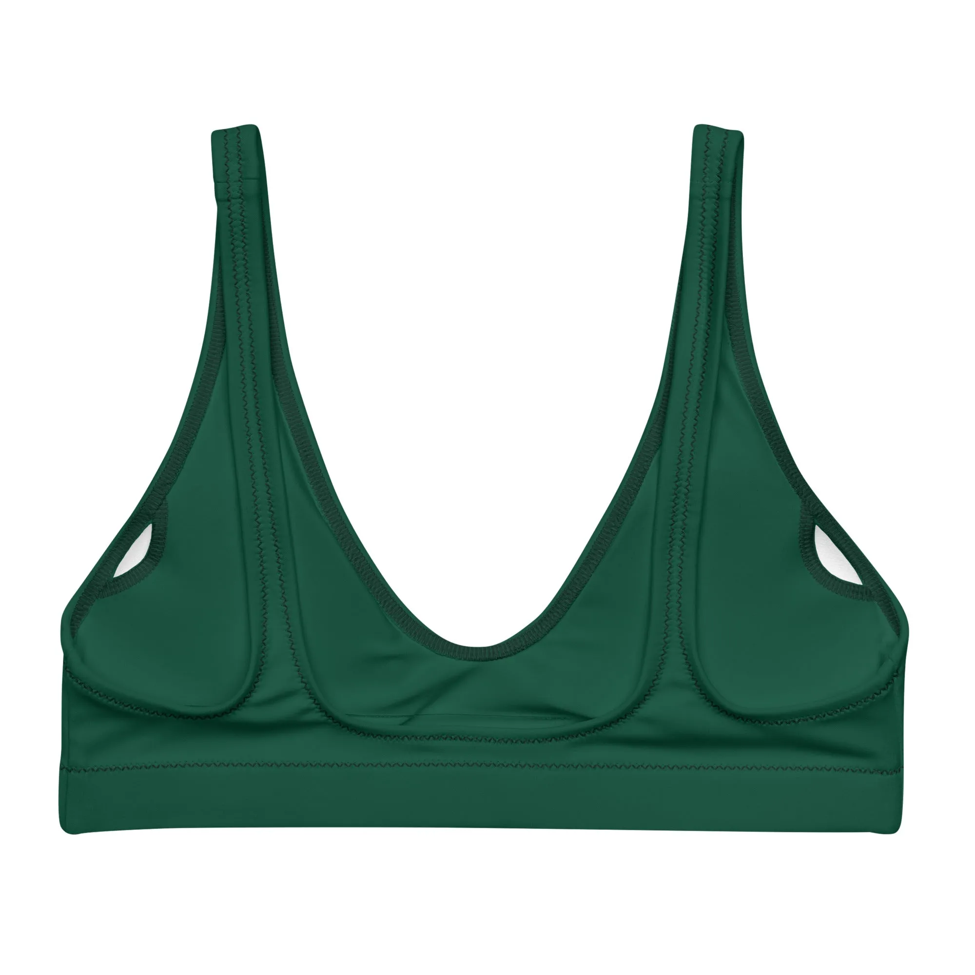 Emerald Green Padded Bikini Top