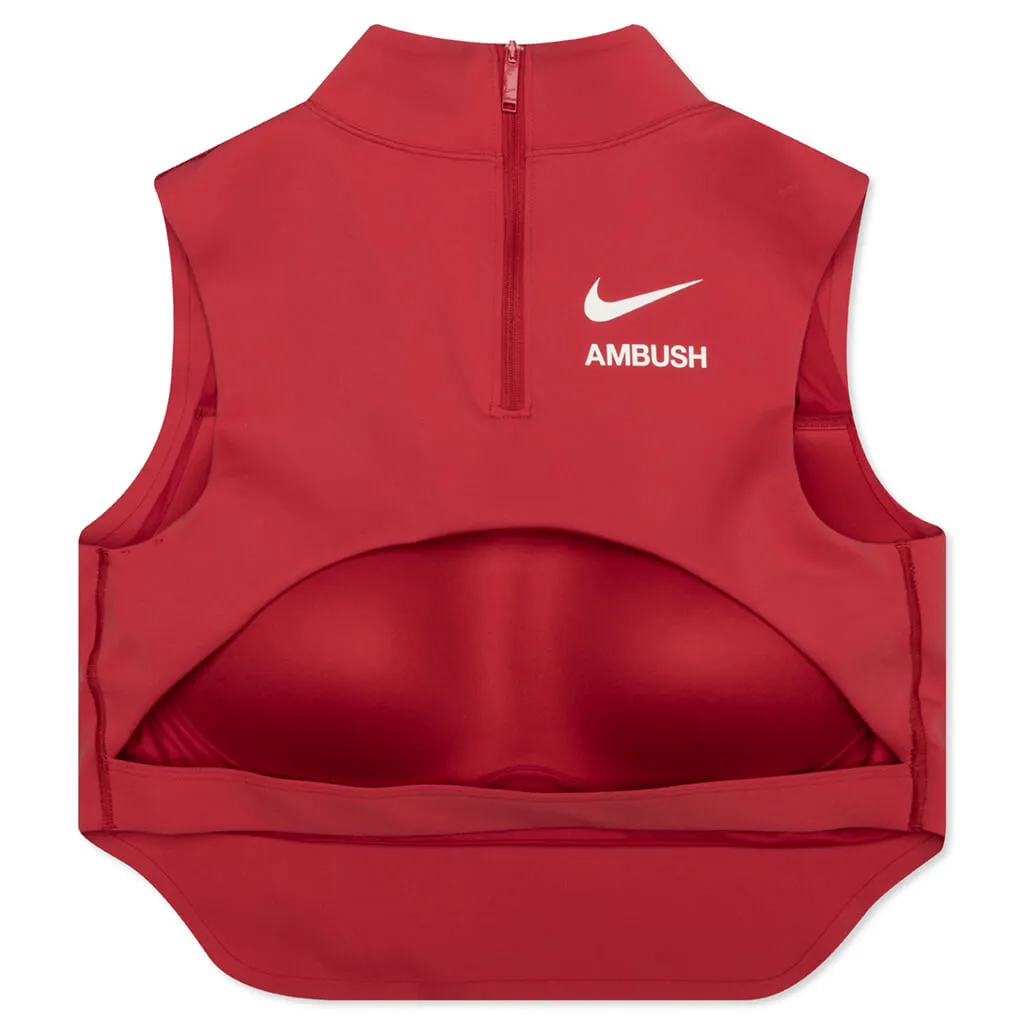 Nike x AMBUSH Red Women's Padded Bra