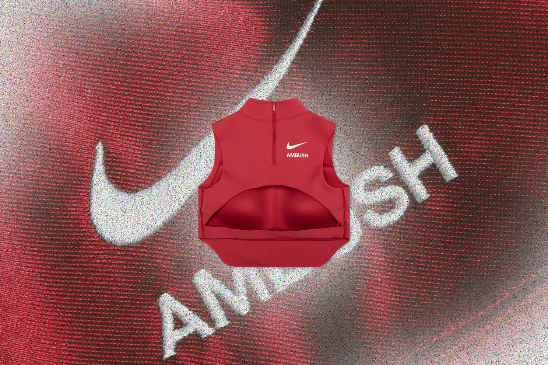 Nike x AMBUSH Red Women's Padded Bra