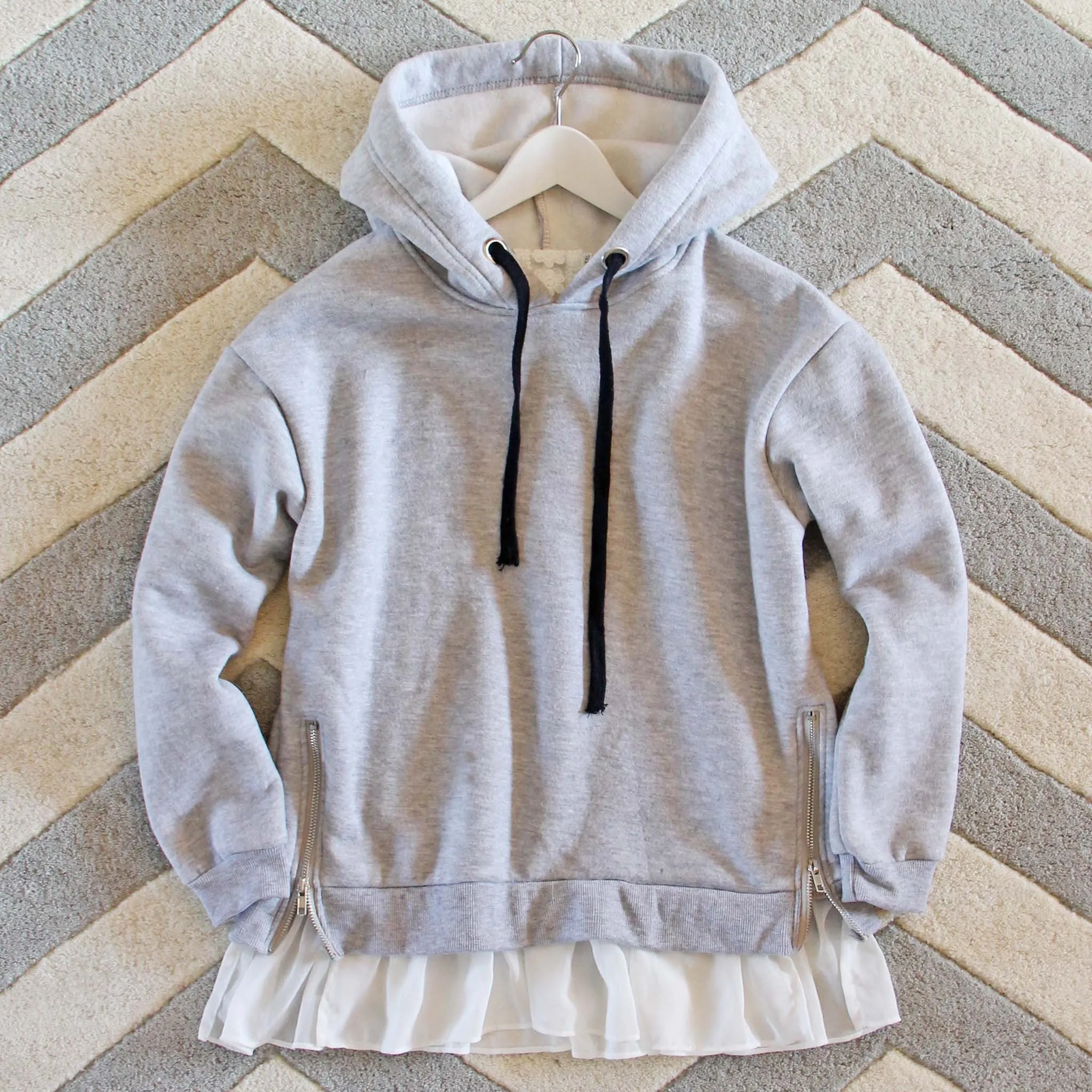 Heathered Fleece Hoodie