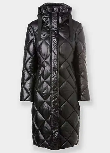 Heine Convertible Quilted Coat | Kaleidoscope