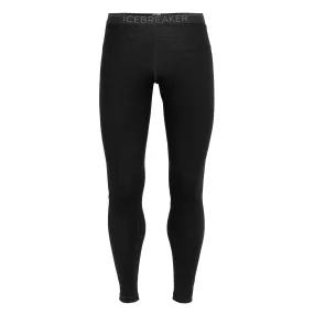 Icebreaker Men's Black Merino Thermal Leggings