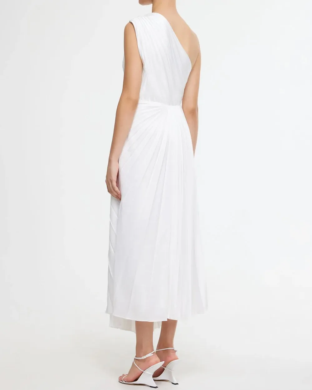 Chic Ivory Midi Dress