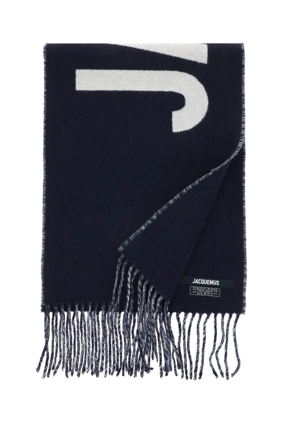 Jacquemus Logo Wool Scarf