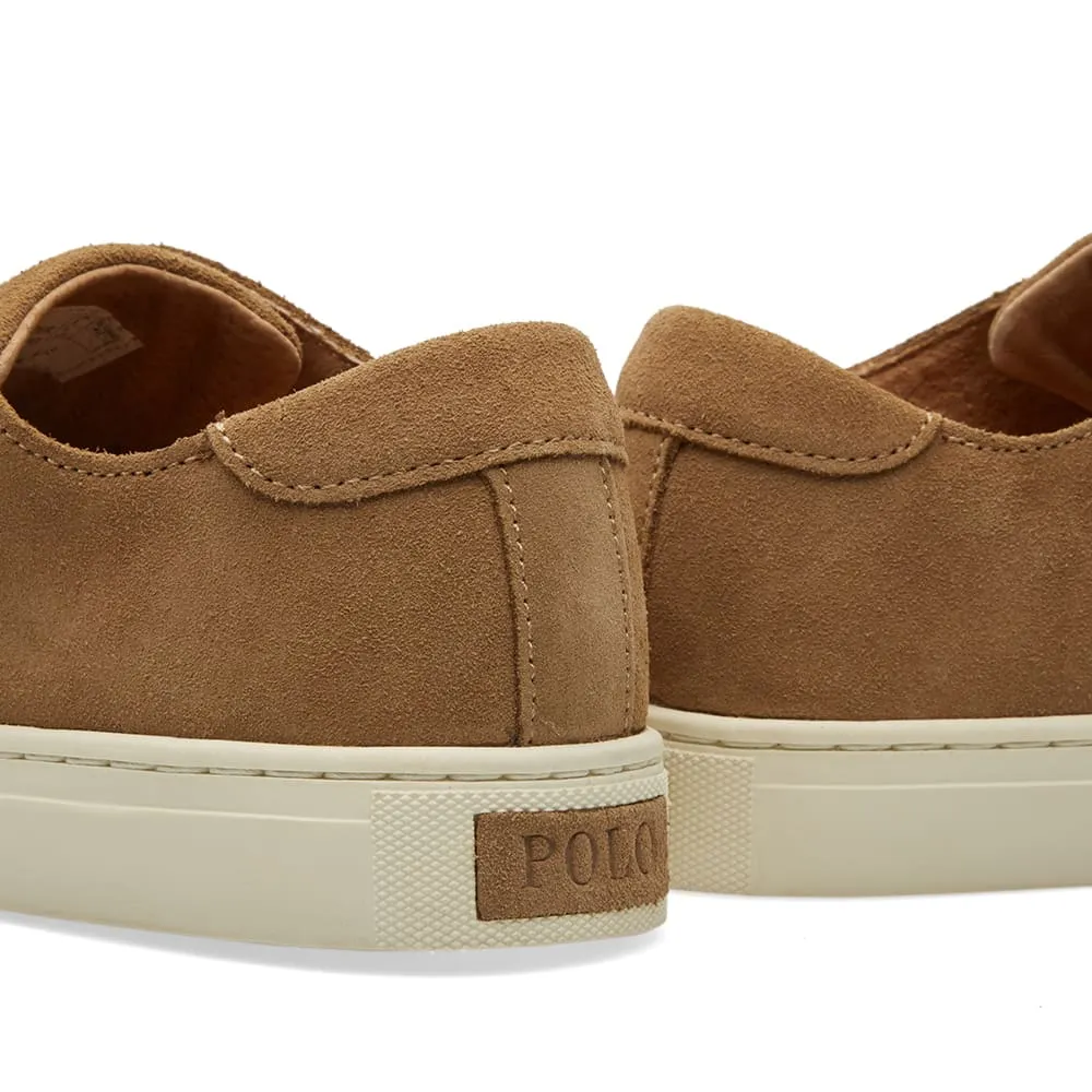 Jermain Sneaker in Dark Tan Suede