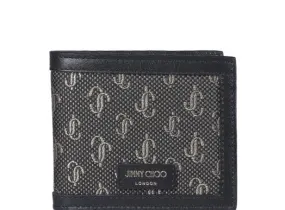 Jimmy Choo Logo Bi-Fold Wallet