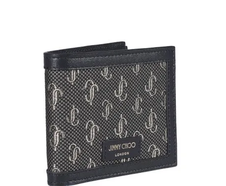 Jimmy Choo Logo Bi-Fold Wallet