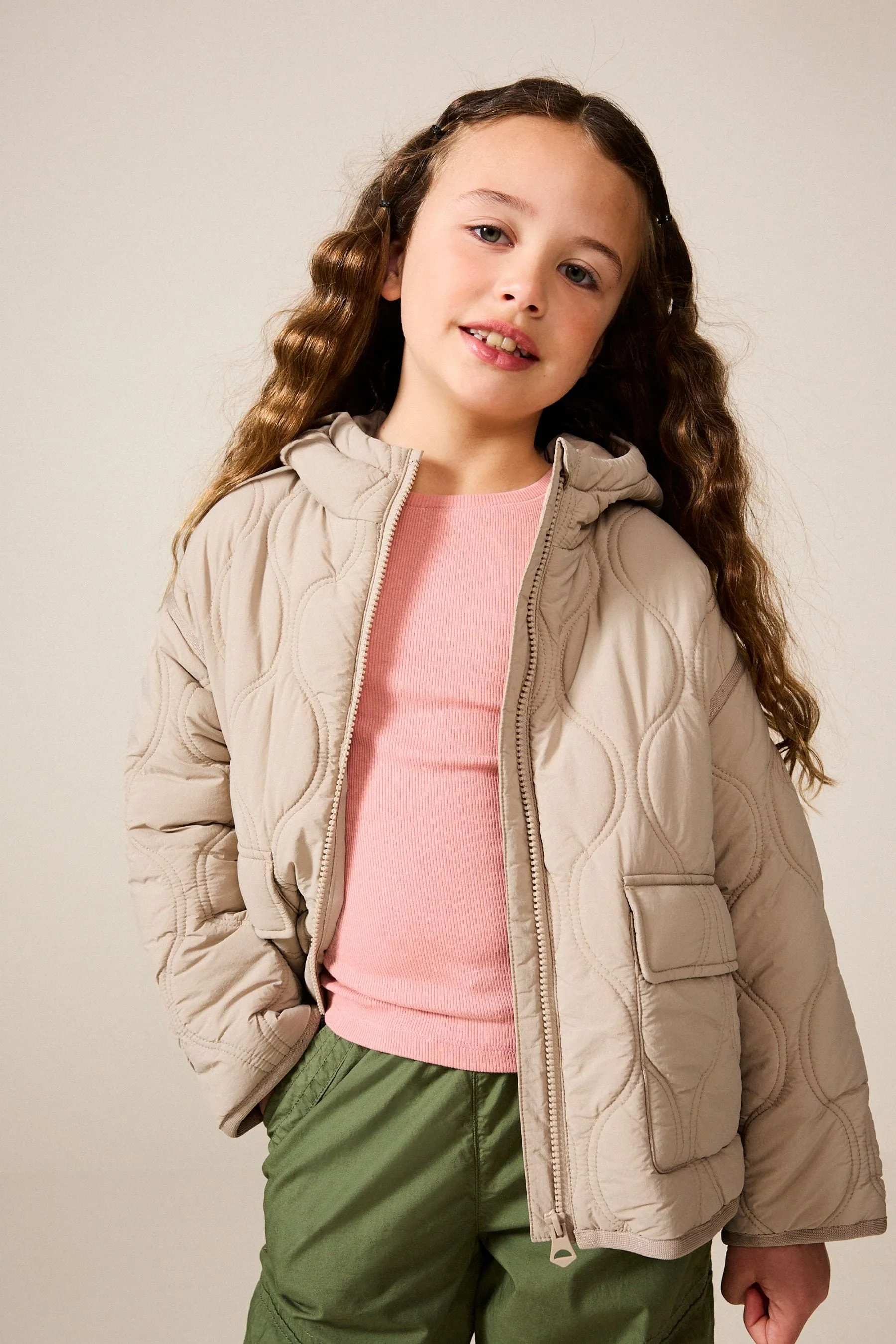 Onion Quilted Padded Coat (3-12 years)