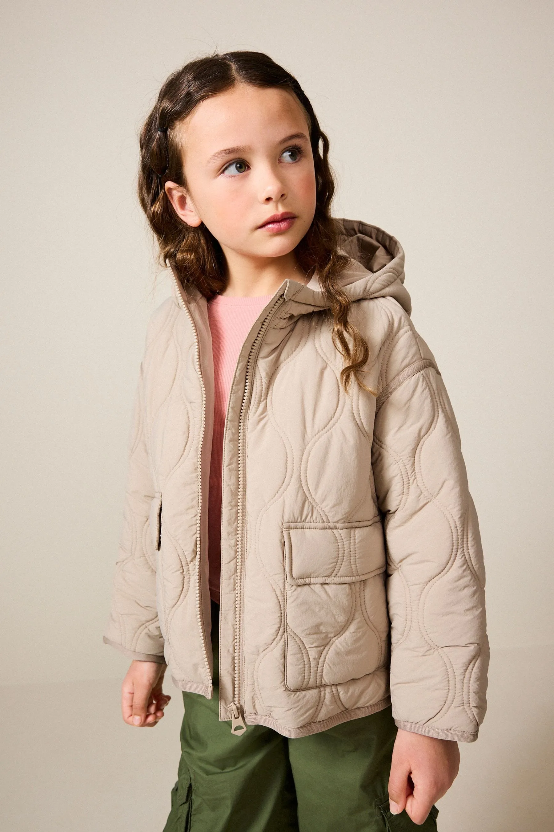 Onion Quilted Padded Coat (3-12 years)