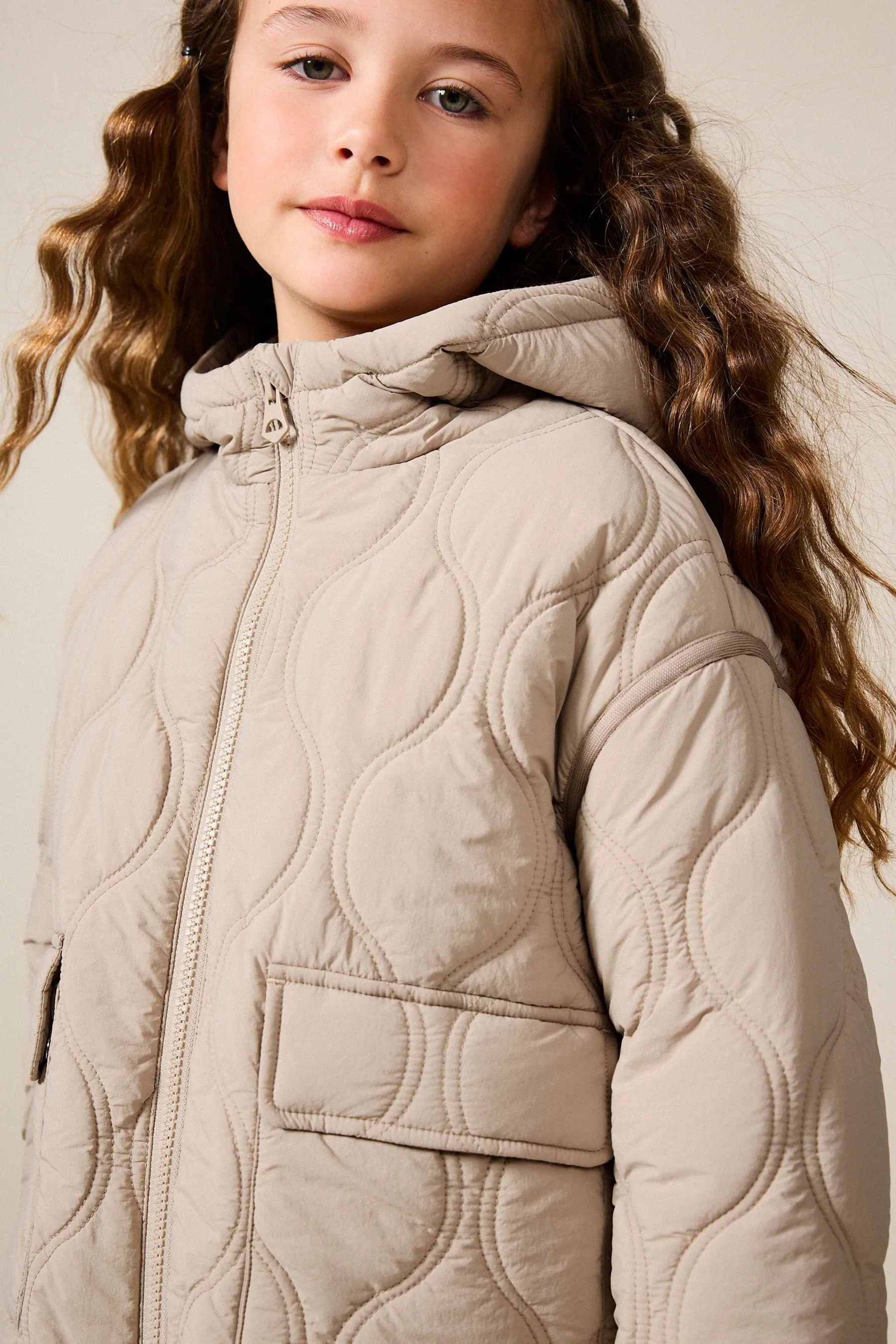 Onion Quilted Padded Coat (3-12 years)