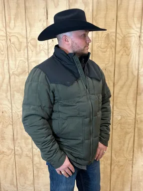 Black/Army Green Colt Jacket for Men by Kimes Ranch