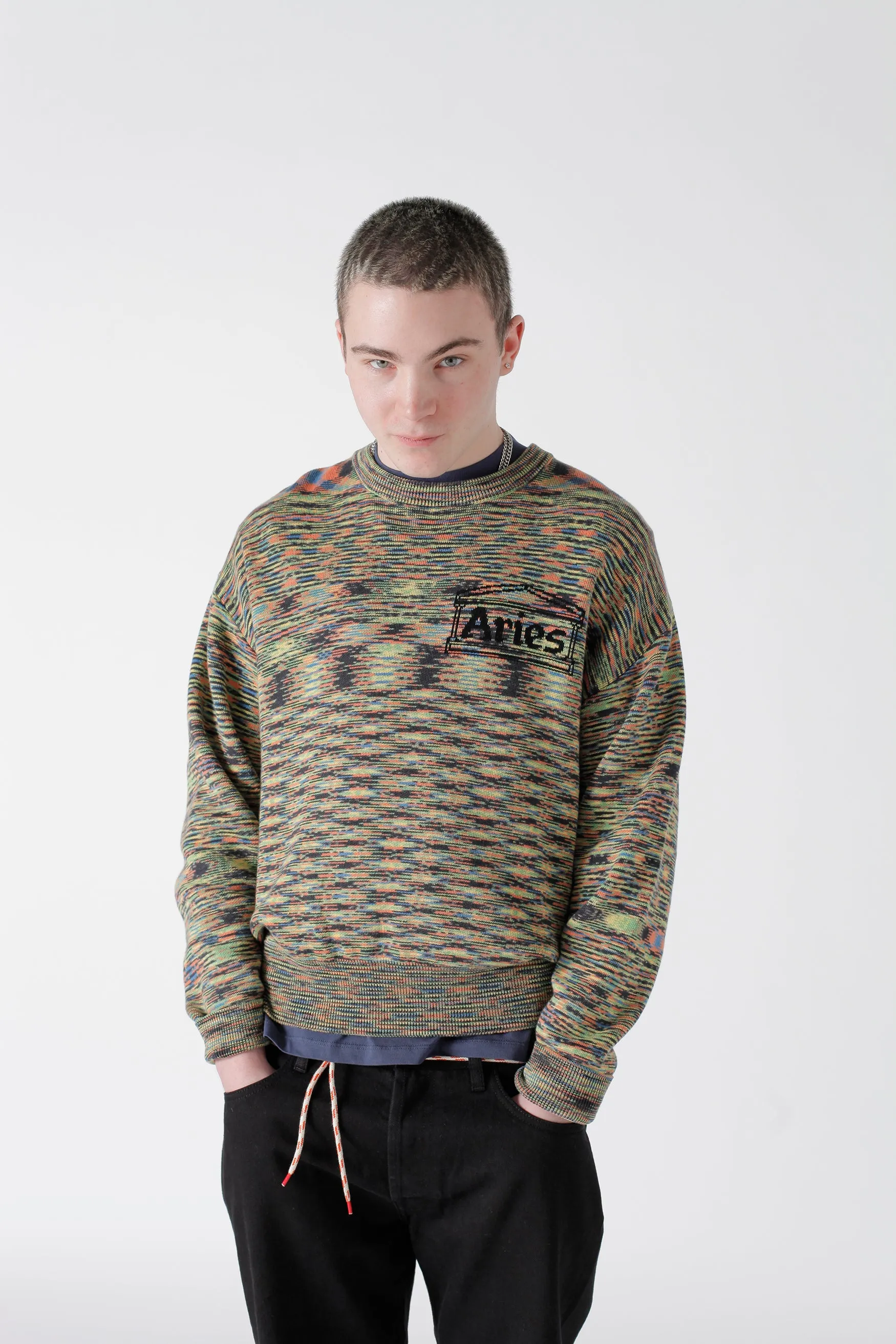 Magic Eye Temple Knit Sweater,