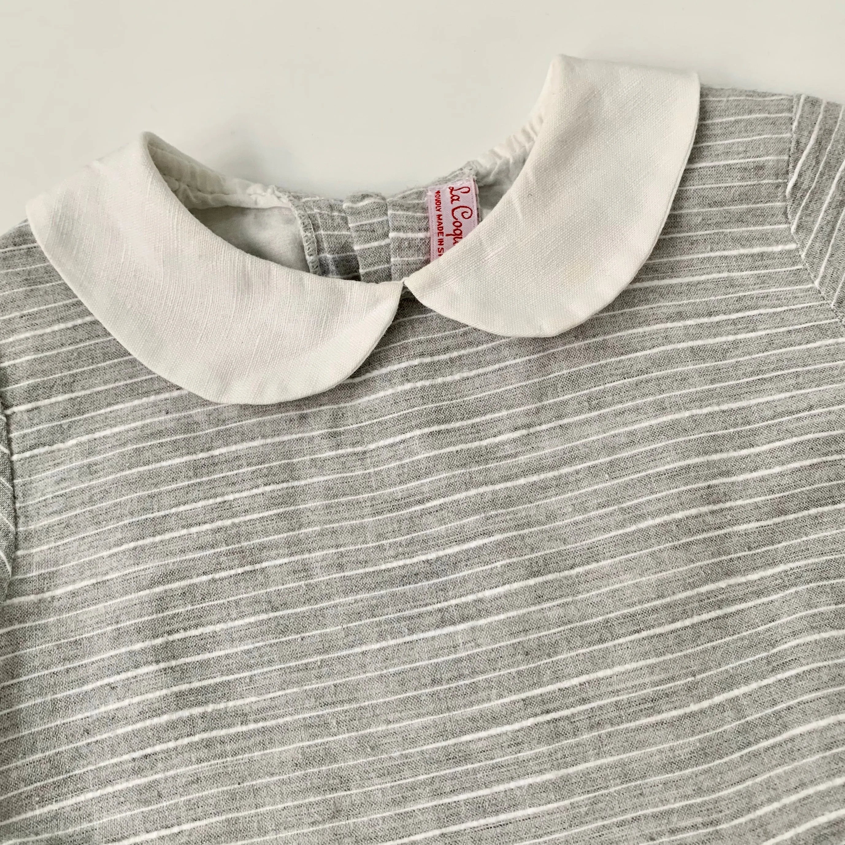 Grey And White Stripe Dress (5 Years)