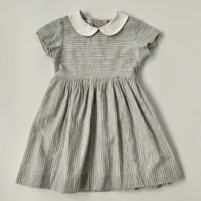 Grey And White Stripe Dress (5 Years)