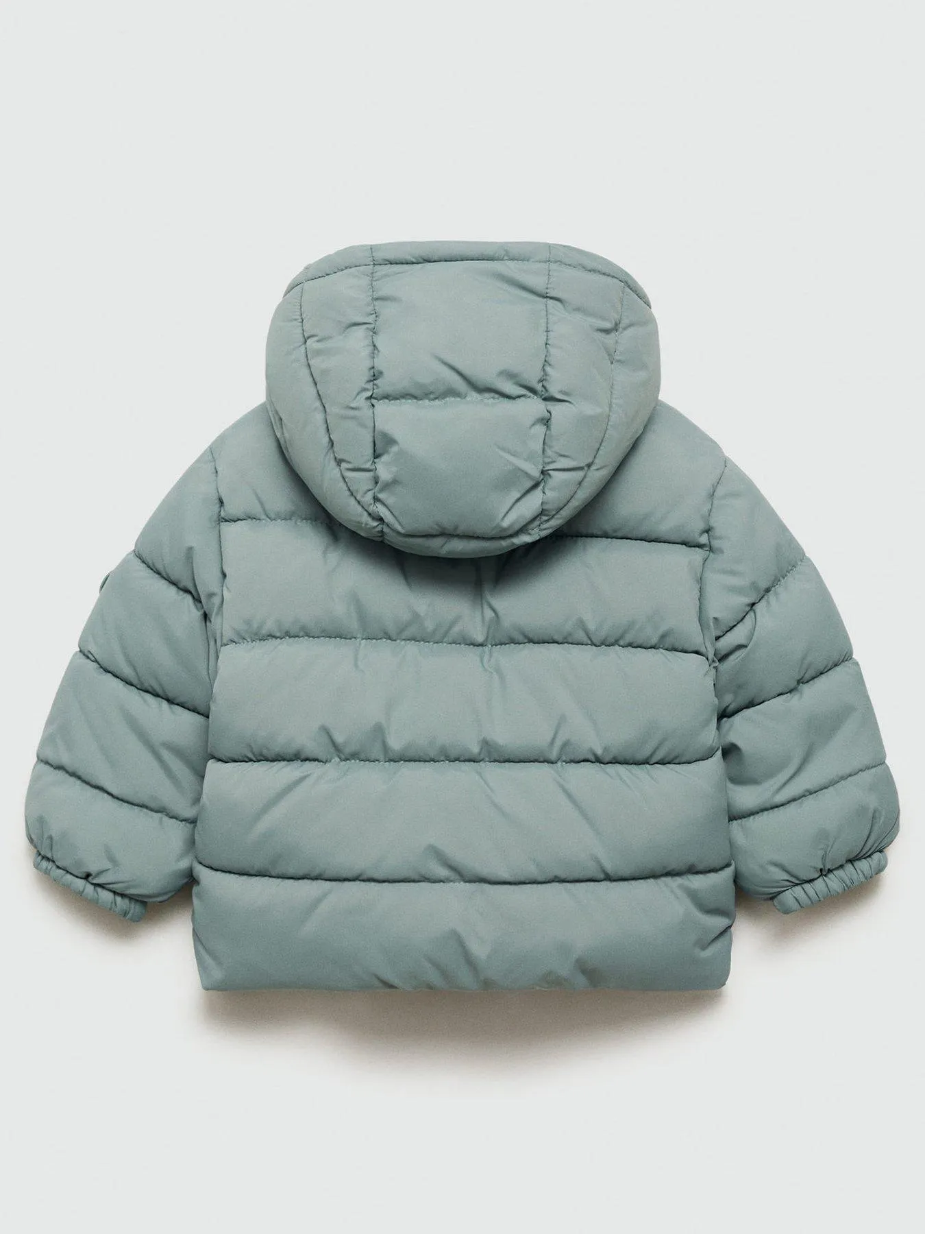 Light Green Boys Padded Coat