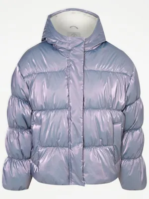 Lilac Kids Shine Padded Coat