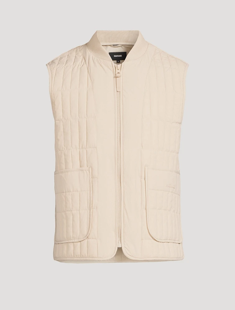 MACKAGE Levi Light Vertical Down Quilted Vest