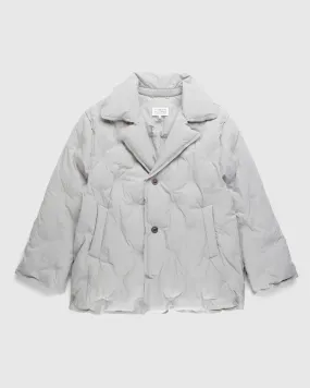 Maison Margiela Recycled Nylon Padded Coat Pearl Grey Highsnobiety Shop