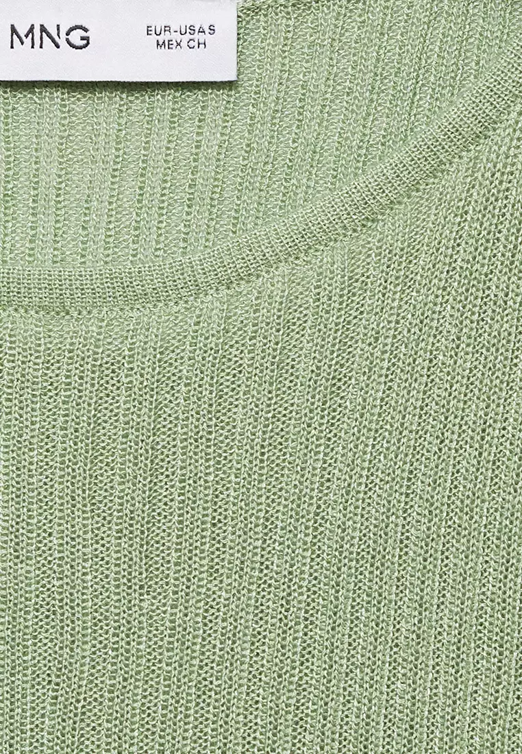 Fine Ribbed-Knit Sweater