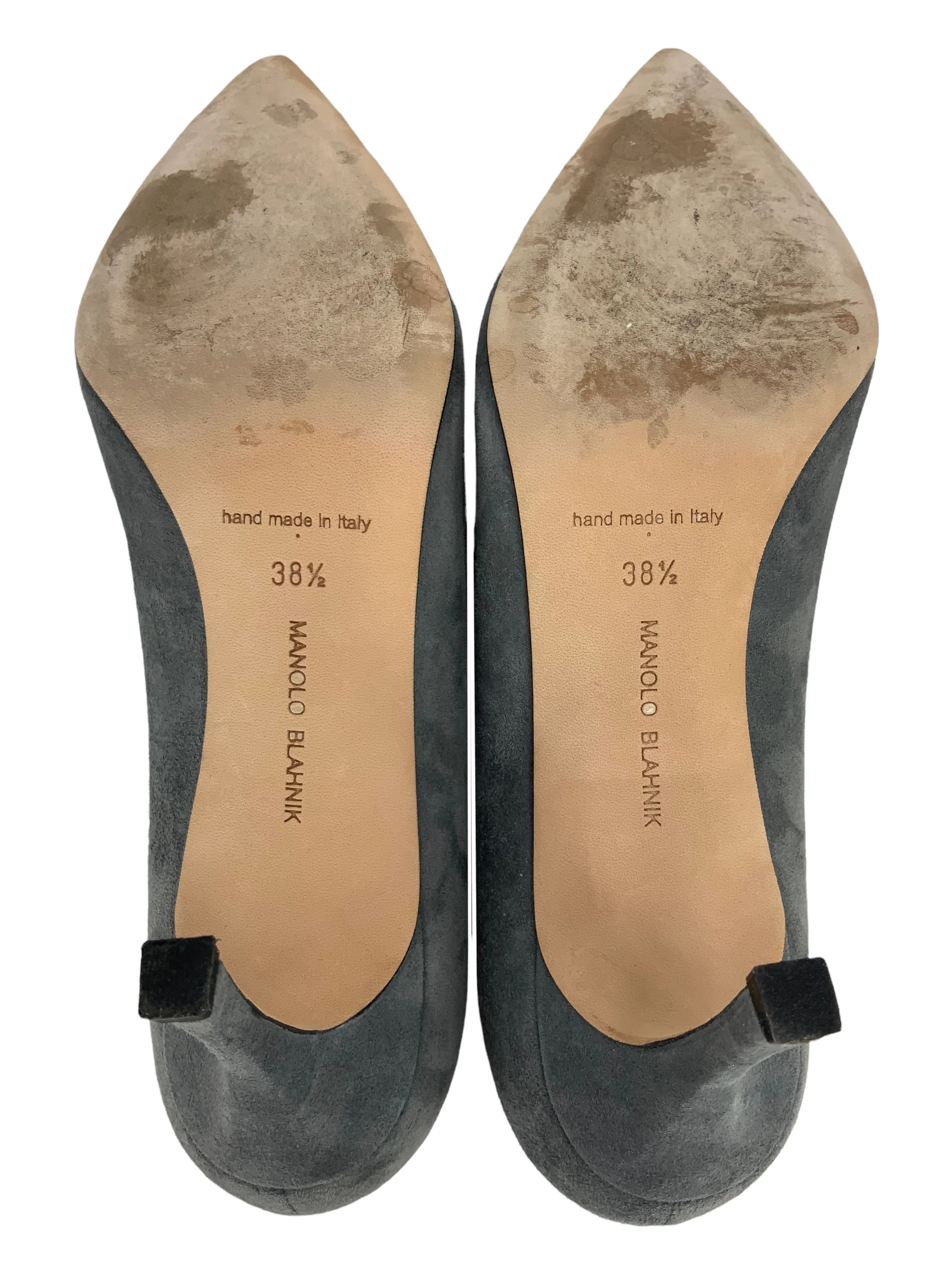 Manolo Blahnik BB 70mm Suede Pumps in Size 8.5