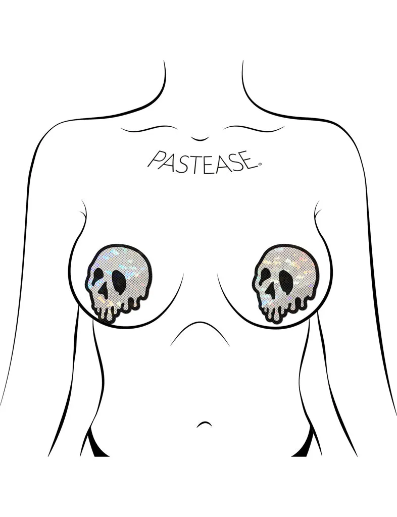 Skull Design Nipple Covers