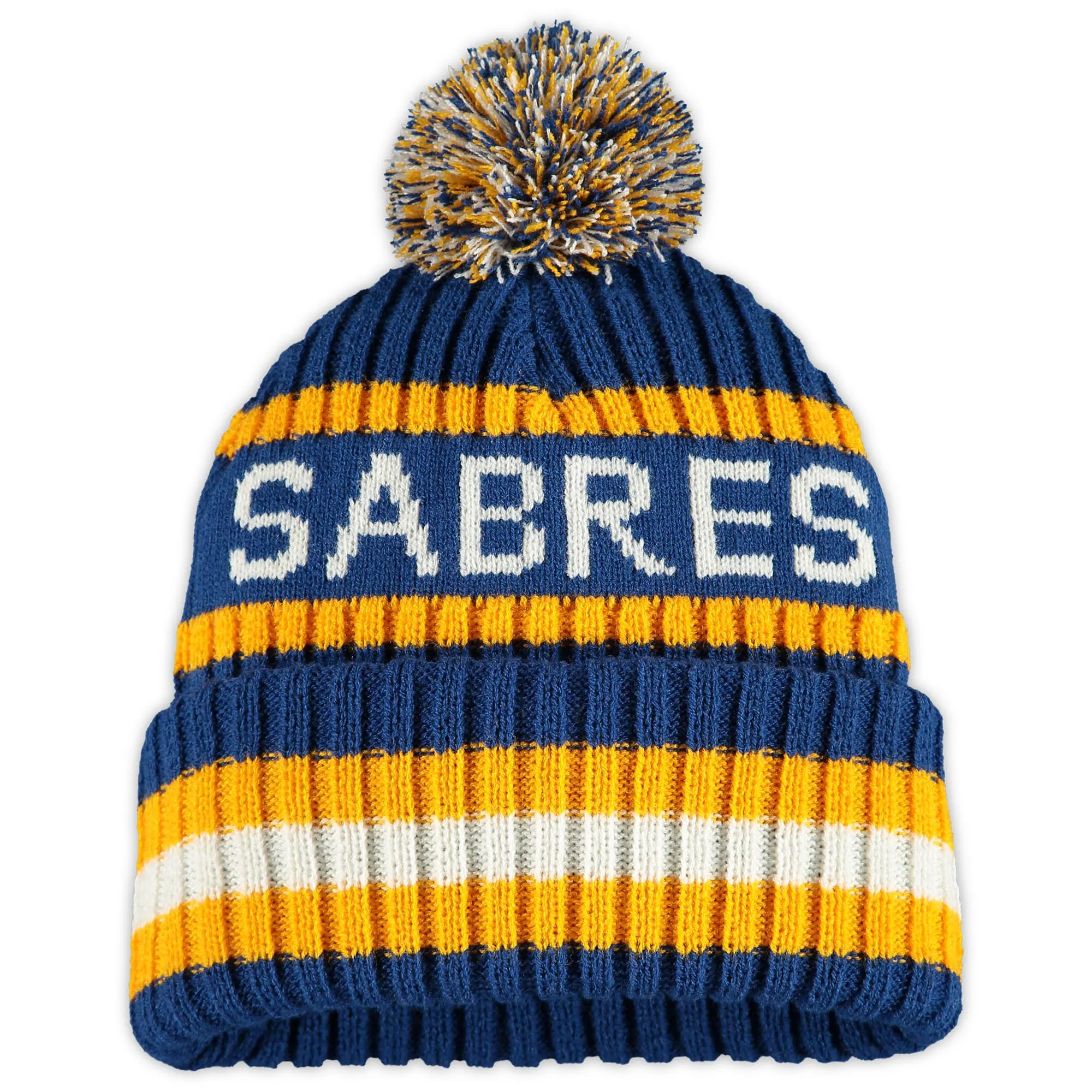 Royal Blue '47 Buffalo Sabres Bering Knit Hat with Pom for Men