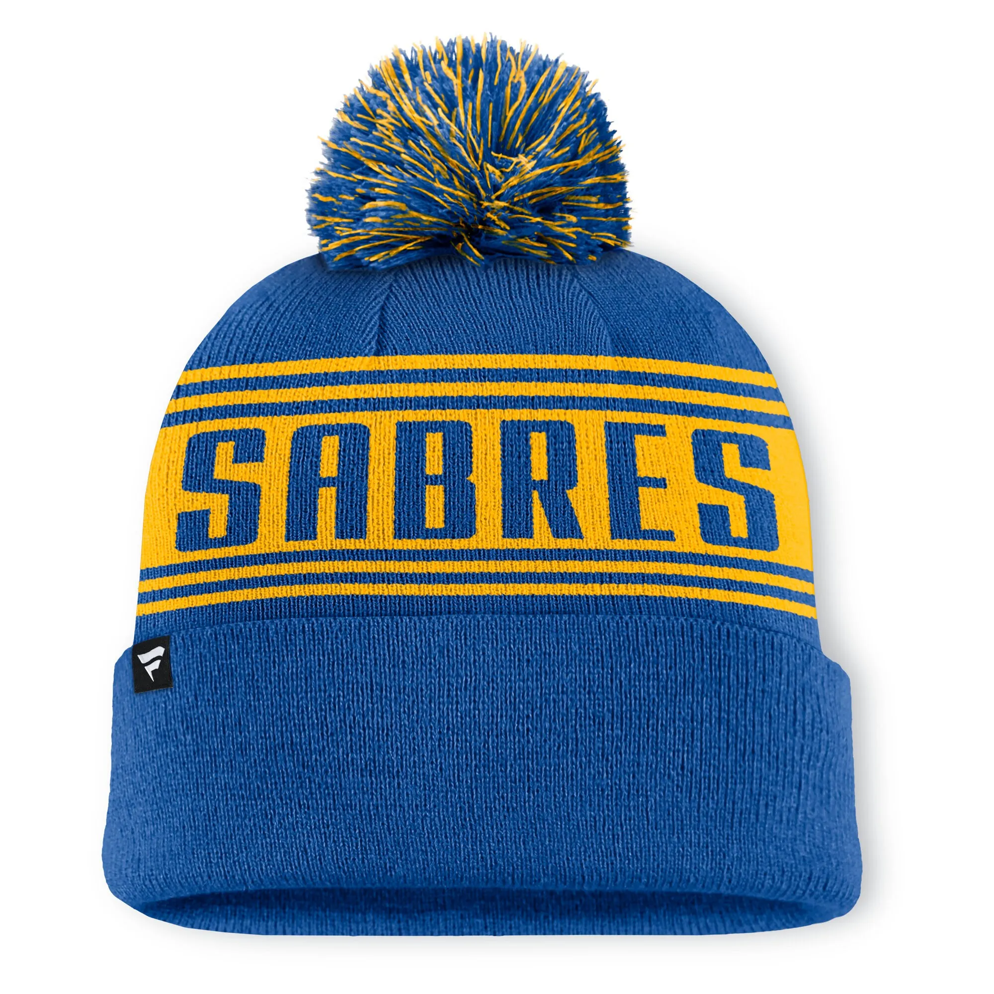 Royal Blue Fanatics Buffalo Sabres Pom Knit Hat for Men