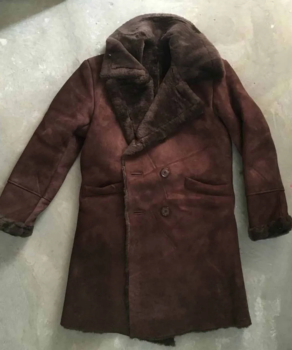 Shearling Coat as Worn by Brad Pitt in Snatch