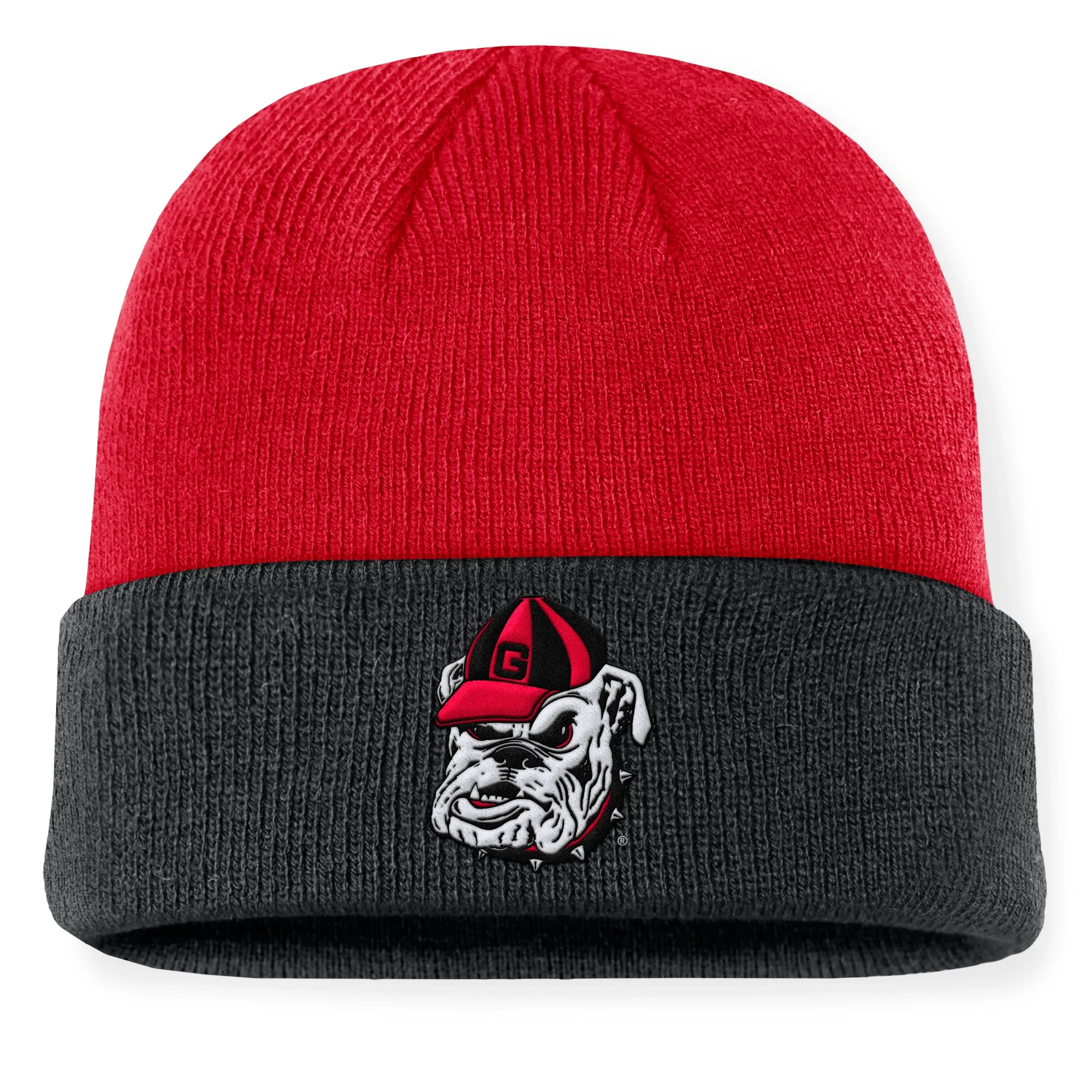 Men's Nike Red and Black Georgia Bulldogs Legacy Terra Cuffed Knit Hat