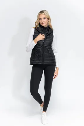 Metallic Quilted Vest