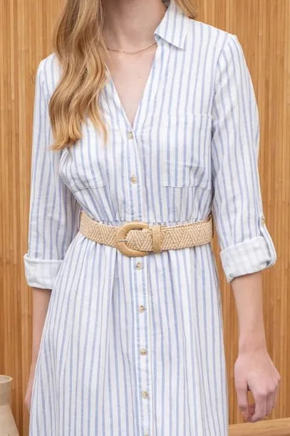 Belted Midi Dress