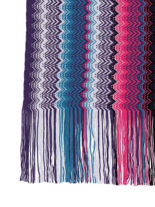 Missoni Fringed wool scarf