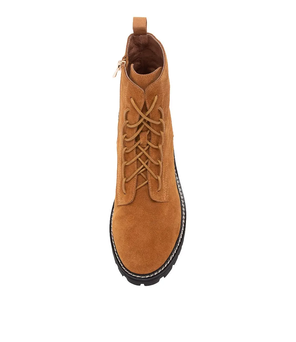 Tan Suede Ankle Boots named MOLLINI Mitz