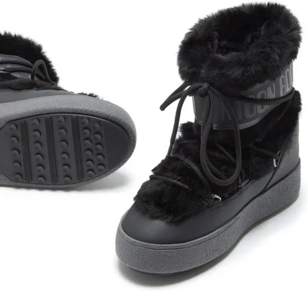 Black Moon Boot LTrack Faux-Fur Boots